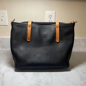 Go Forth Goods GFG Medium Avery Deluxe Leather Tote Shoulder or Crossbody Bag